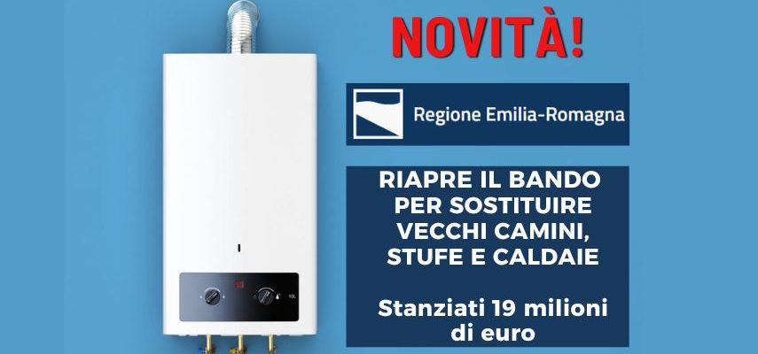 REGIONE EMILIA-ROMAGNA Riapre il bando per sostituire vecchi camini, stufe e caldaie: stanziati 19 milioni di euro